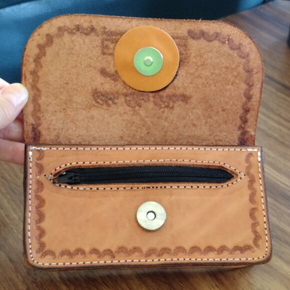 Envelope Leather Purse and Money Clip  NEW - Picture 5 of 16